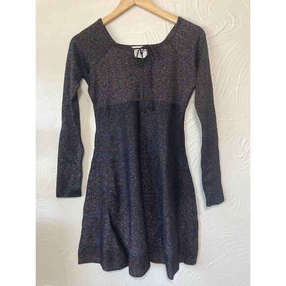 Tuckernuck | Hyacinth House Sparkly Metallic Knit Selena Dress Size XS Stretch - Picture 3 of 7